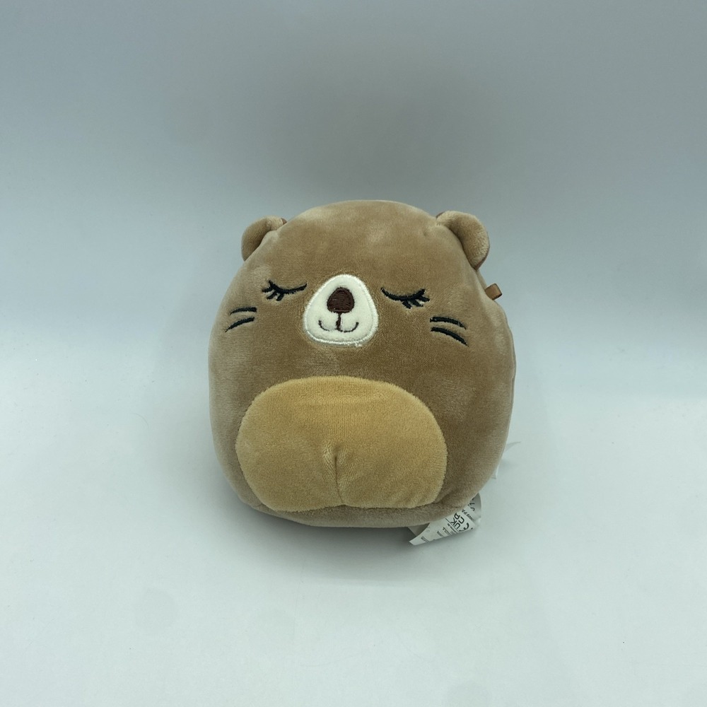 Squishmallows Chip the Beaver Plush Kids Claire's Exclusive Brown 5" Excellent